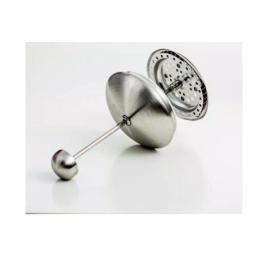 Ovente 8-Cup Stainless Steel French Press Coffee and Tea Maker, Nickel Brushed thumbnail 2