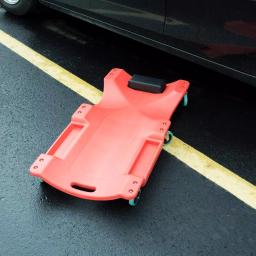 Black Bull 40 in. 6-Wheel Molded Plastic Creeper, Low Profile thumbnail 4
