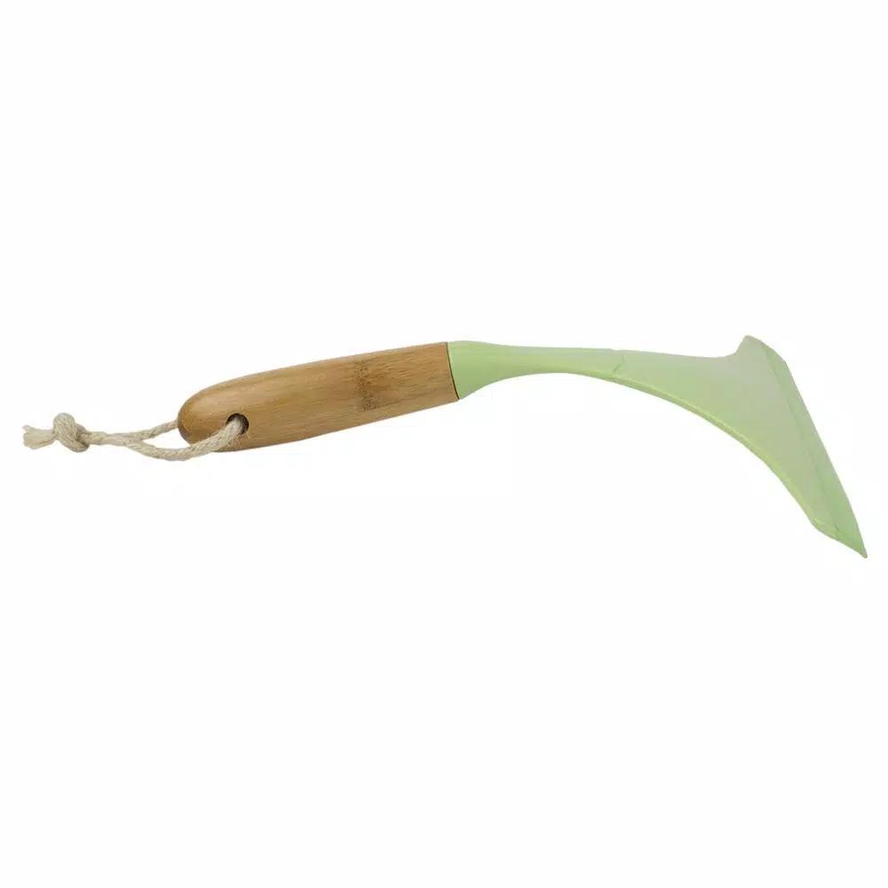 Home Basics 1.75 in. Bamboo Window Squeegee with Rubber Blade and Handle