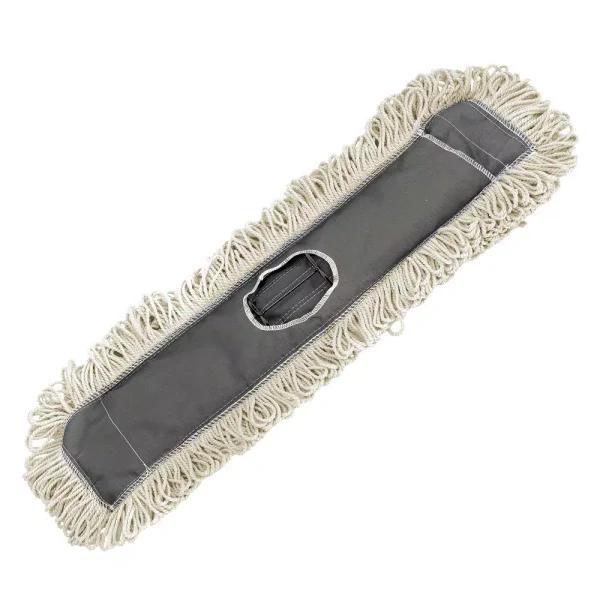 Alpine Industries 24 in. Cotton Dust Dry Mop Replacement Heads, 3-Pack