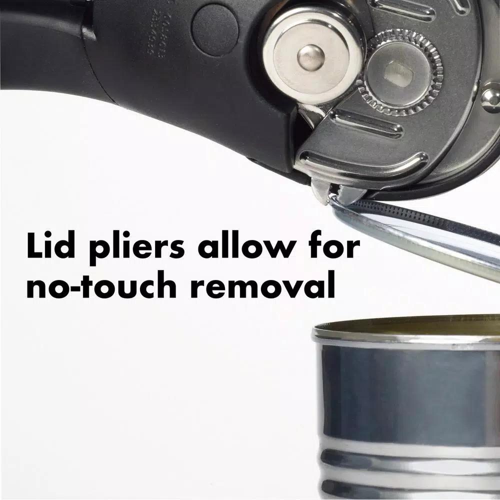 OXO Good Grips Smooth Edge Can Opener, Stainless Steel Cutting Wheel