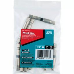 Makita ImpactXPS 1/4 in. Square 2 in. Socket Adapter Bulk (10-Pack) thumbnail 1
