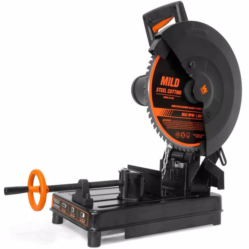 WEN 15 Amp 14 in. Multi-Material Cut-Off Chop Saw with Carbide-Tipped Blade