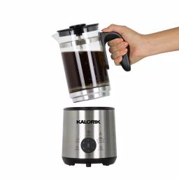 KALORIK Bartista 8-in-1 Electric French Press Coffee Maker, 24 oz. Stainless Steel thumbnail 4