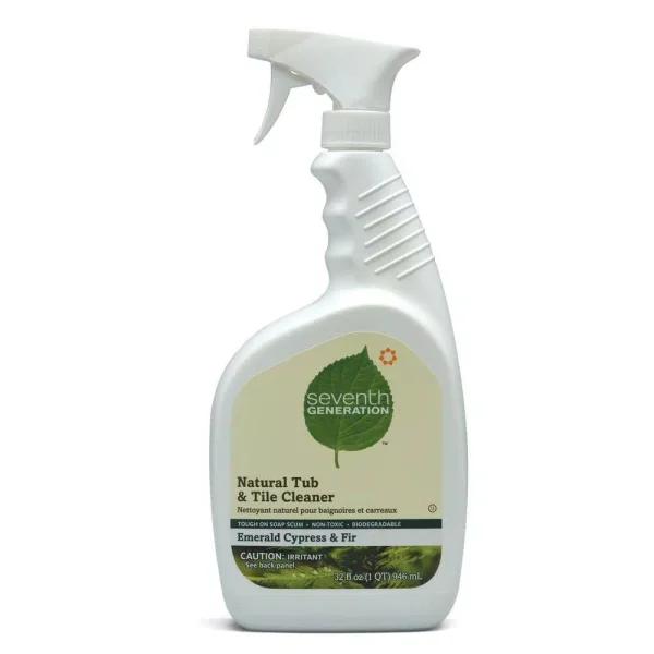 SEVENTH GENERATION Emerald Cypress and Fir Tub and Tile Cleaner Spray - 32 oz (8/Carton)