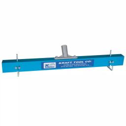 Kraft Tool Co. 24 in. Aluminum Gauge Rake with Adjustable T-Skates and Bracket thumbnail 1