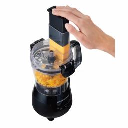 Hamilton Beach Stack & Snap 4-Cup Compact Food Processor, 5-Speed, Black thumbnail 5