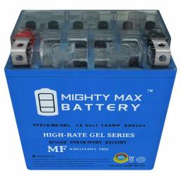 MIGHTY MAX BATTERY Mighty Max YTX16-BS GEL 12V 14 Ah 230 CCA Rechargeable Sealed Lead Acid Powersport Battery thumbnail 2