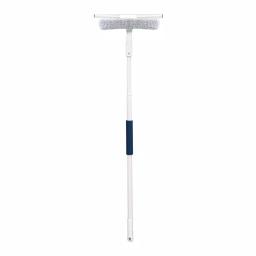 Unger 14 in. Microfiber Window Squeegee Kit with 5 ft. Telescopic Pole and Scrubber thumbnail 1