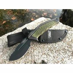 Camillus HT-5 3.25 in. Carbonitride Titanium Drop Point Fixed Blade Knife with Sheath thumbnail 8