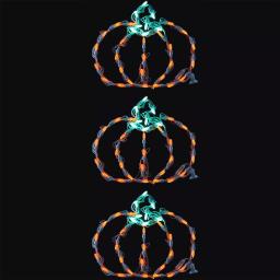 Haunted Hill Farm Mini Pumpkin LED Halloween Light Set, Indoor/Outdoor (Set of 3) thumbnail 3