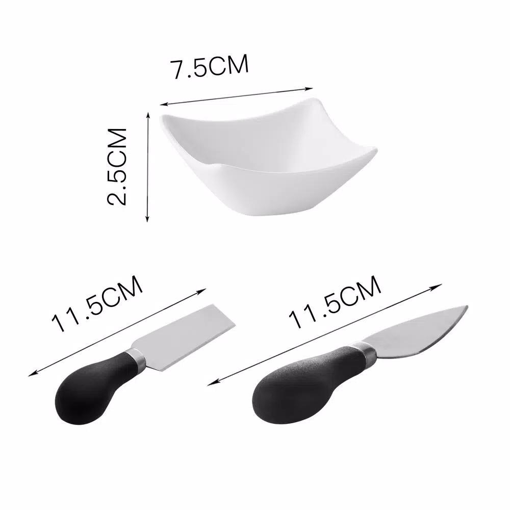 MALACASA 2.95-Inch White Porcelain Ramekins Set of 4, Ceramic Small Serving Bowls