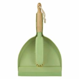 Home Basics Bliss Collection Green Bamboo Broom and Dustpan Set, 8.62 in. thumbnail 3