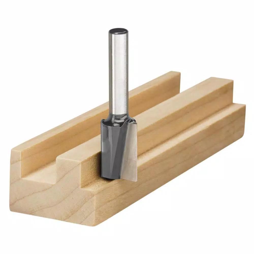 RYOBI 18V ONE+ Cordless Fixed Base Trim Router with 5-Piece Straight Bit Set (Tool Only)