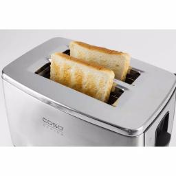 CASO Design Inox 2-Slice Stainless Steel Wide Slot Toaster with LED Display thumbnail 7
