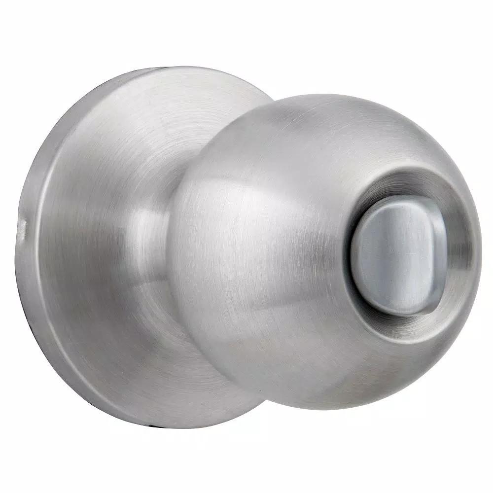 Universal Hardware Commercial Grade 2 Satin Chrome Keyed Entry Door Knob, 2-1/8 in.