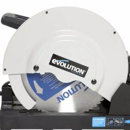 Evolution Power Tools Evolution EVOSAW380 14 in. Steel Cutting Chop Saw with 66 Tooth Carbide Tipped Blade thumbnail 8