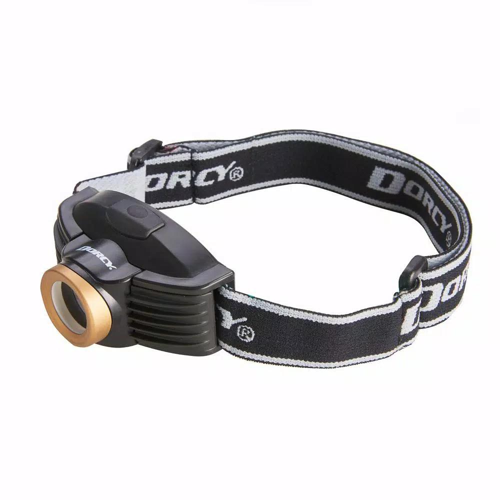 Dorcy 41-2097 Weather Resistant LED Headlamp, 285 Lumens, Spot Beam