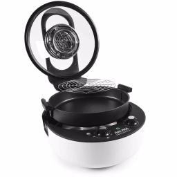 Aroma 4.7 Qt. Black Electric Air Fryer Multi-Cooker thumbnail 5