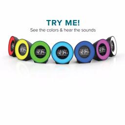 La Crosse Technology Mood Light Digital Alarm Clock with 5 Nature Sounds and USB Charging Port thumbnail 6