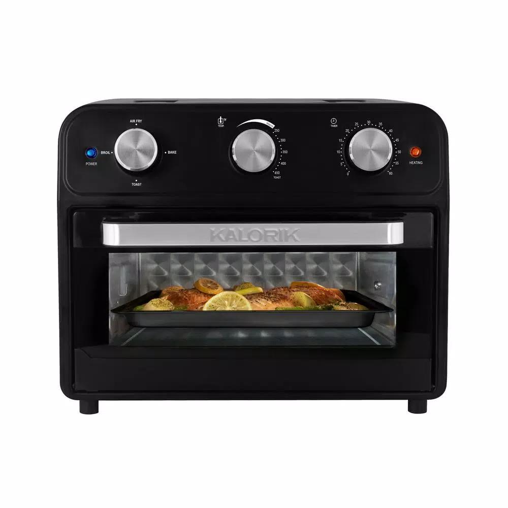 Kalorik 22 Qt. Air Fryer Toaster Oven, Black