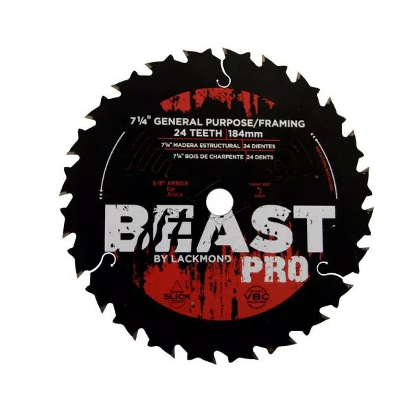 Beast The Beast 7-1/4 in. 24-Teeth Carbide-Tipped Circular Saw Blade for Framing and General Purpose Wood Cutting