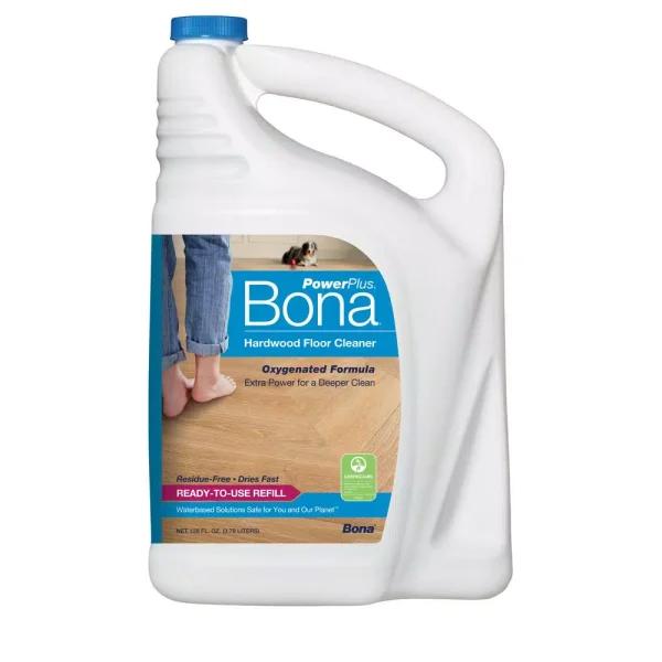 Bona PowerPlus Deep Clean Hardwood Floor Cleaner, 128 oz.