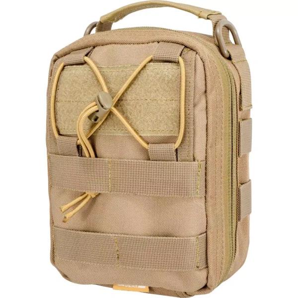 BARSKA CX-900 First Aid Utility Pouch, MOLLE Compatible, Flat Dark Earth