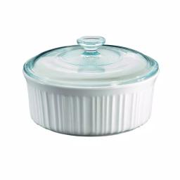 Corningware French White 10-Piece Ceramic Bakeware Set with Lids thumbnail 7