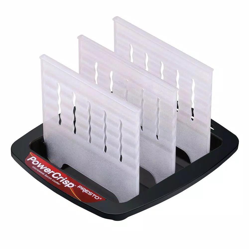 Presto Microwave Bacon Crisper Cooker - Dishwasher Safe, Makes 12 Strips