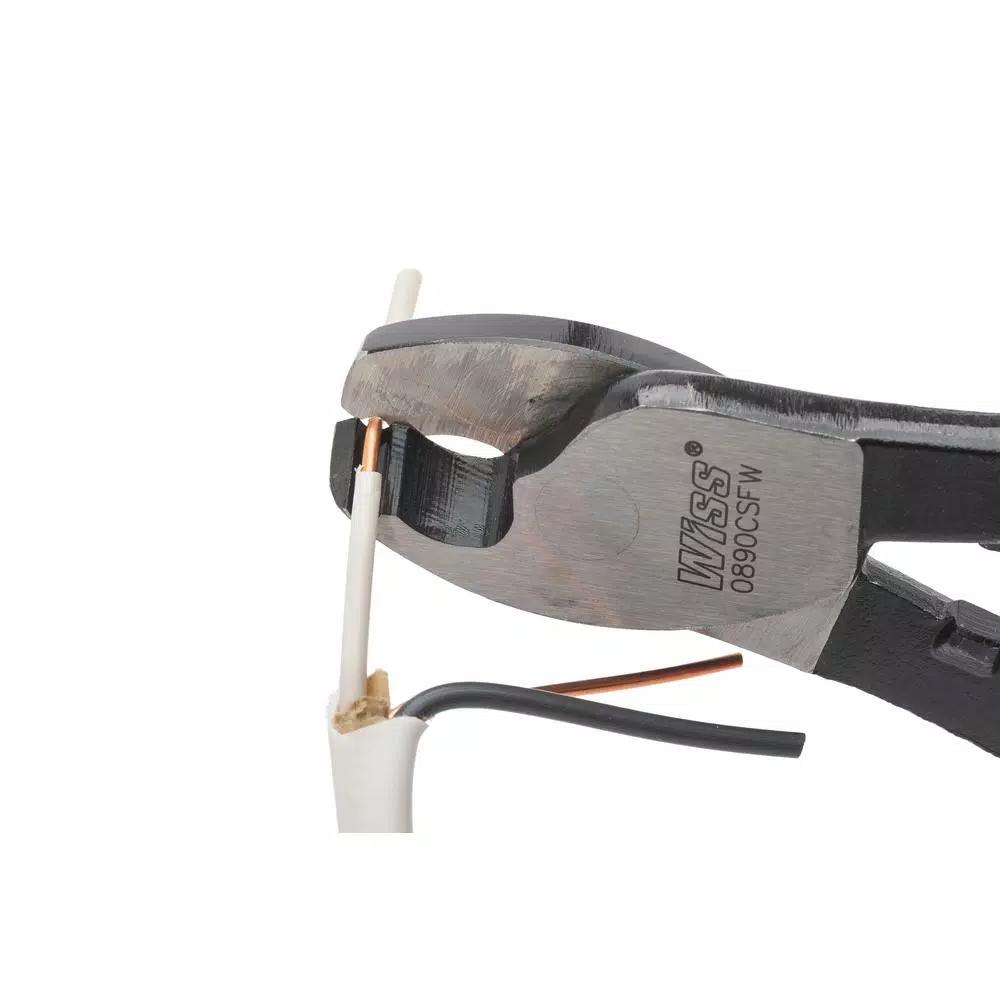 Wiss 8-3/8 in. 3-in-1 Flip Joint Cable Cutter, Wire Cutter, and Sheath Knife