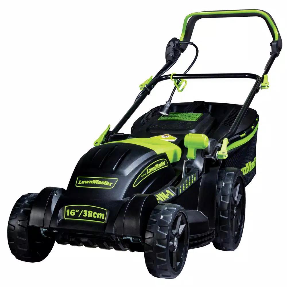 Lawnmaster 15 in. 2-in-1 Corded Electric Walk Behind Push Mower