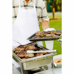 Alpha Living 8 Qt. Stainless Steel Chafing Dish Set of 2, Foldable Frame Buffet Server thumbnail 8