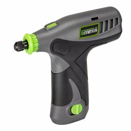 Genesis 8V Cordless Variable Speed Rotary Tool Kit with 65-Piece Accessory Set thumbnail 5