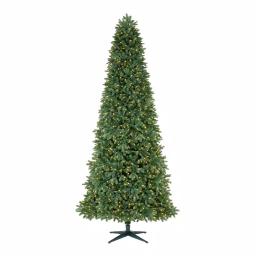 Home Decorators Collection 9 ft Chelsey Balsam Fir Pre-Lit Artificial Christmas Tree with 1100 SureBright Warm White LED Lights thumbnail 1