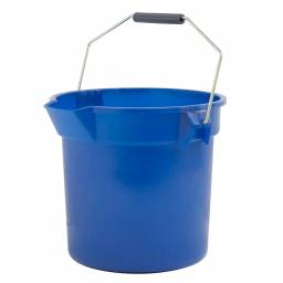 TAFCO PRODUCTS Tafco 3.5 Gal. Blue Round Utility ECO Bucket, 14 Qt. Heavy-Duty Commercial Grade Made from 100% Recycled Water Bottles thumbnail 4