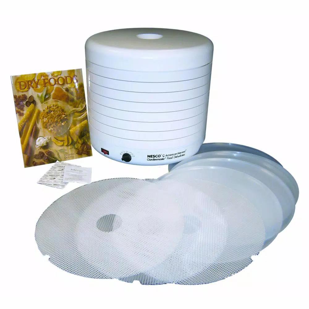 Nesco Gardenmaster 1000W Expandable Food Dehydrator with 8 Trays and Recipe Book
