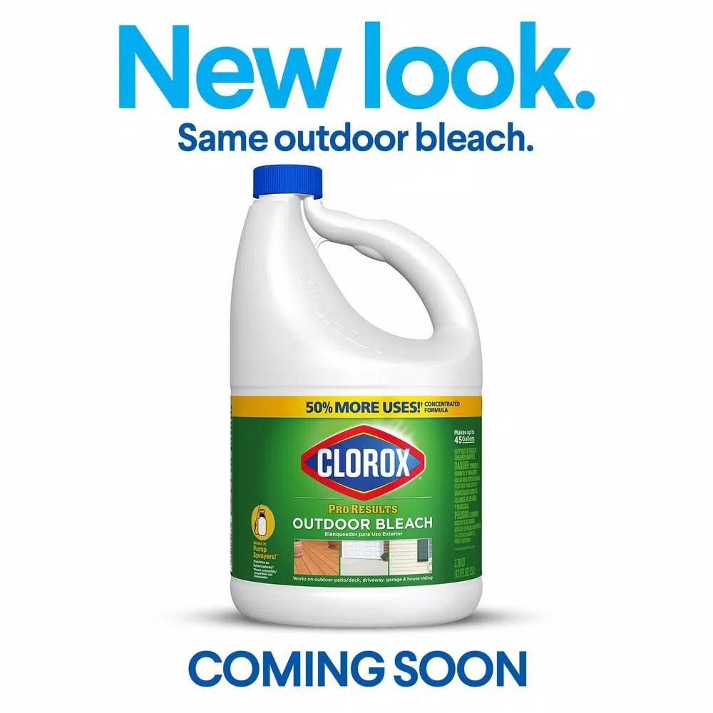 Clorox Pro Results Concentrated Outdoor Bleach Cleaner, 121 oz.