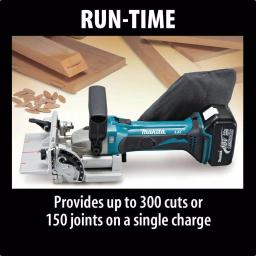Makita 18V LXT Cordless 0.75 in. Plate Joiner with Bonus 5.0Ah Battery (XJP03Z) thumbnail 9