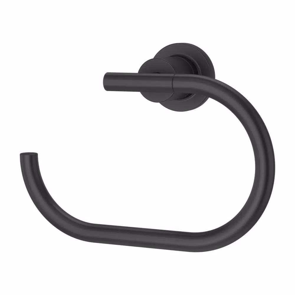 Pfister Contempra Matte Black Hand Towel Holder Ring