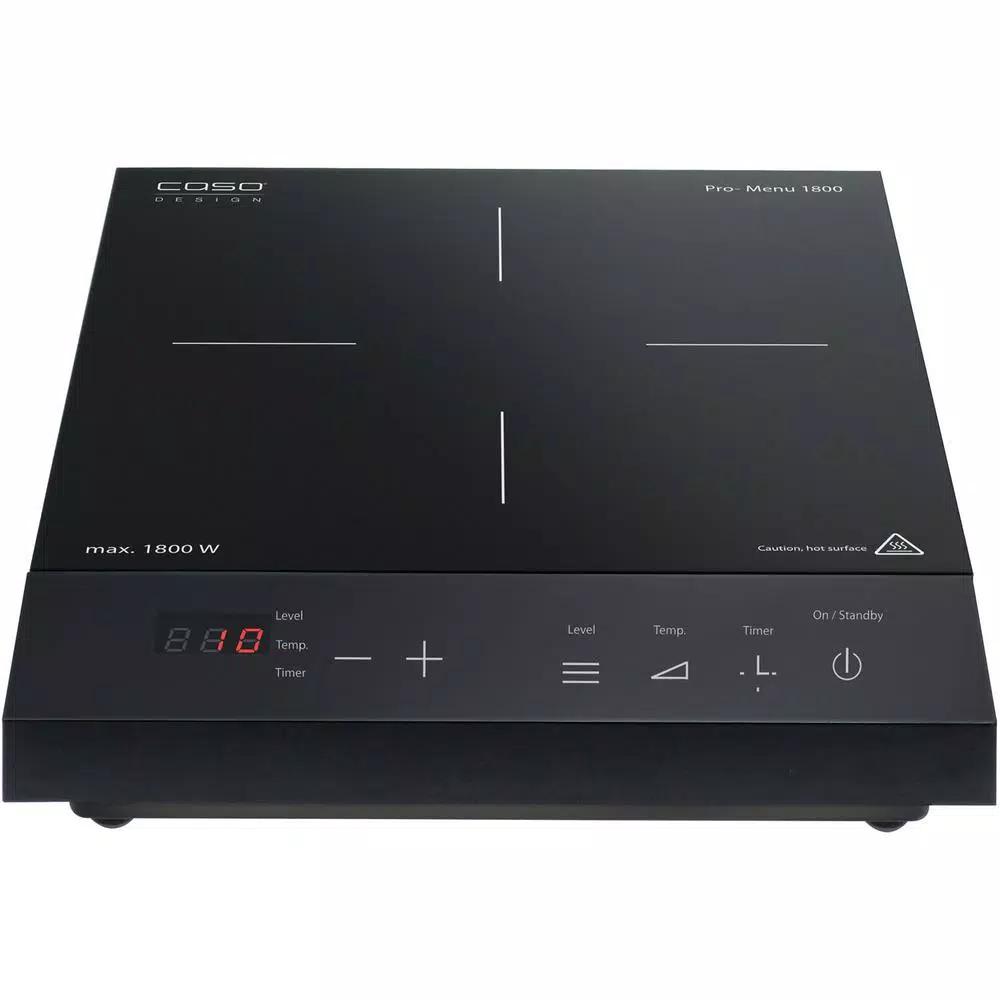 CASO Design Pro Menu Single Induction Burner, 11 in. Black Hot Plate