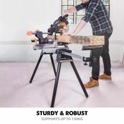 Evolution Power Tools Evolution Compact Folding Miter Saw Stand with Quick Release Mounting Brackets thumbnail 3