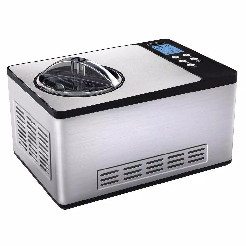 Whynter ICM-200LS 2.1 Qt. Stainless Steel Electric Ice Cream Maker with Built-In Compressor