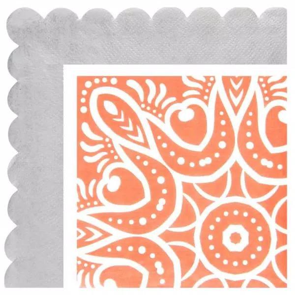 Sugar Plum Party SugarPlum Citrus Paper Lunch Napkins, 32-Piece Set, Multi-Color