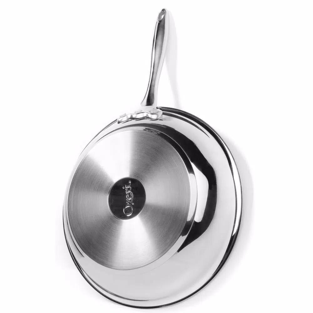 Ozeri Earth Pan 10 in. 3-Ply Stainless Steel Frying Pan, Restaurant Edition