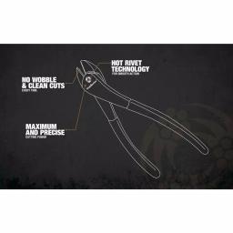 Southwire 8 in. High-Leverage Angled Head Diagonal Cutting Pliers with Dipped Handles thumbnail 4