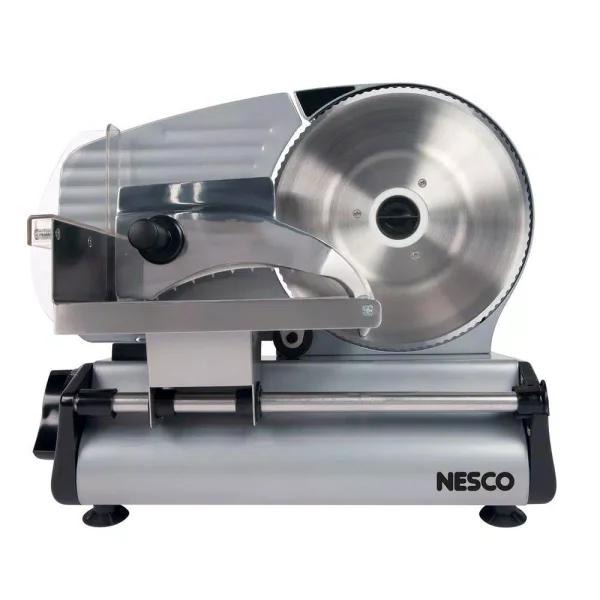 Nesco FS-250 180W Silver Electric Food Slicer with German Solingen Blade
