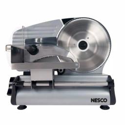 Nesco FS-250 180W Silver Electric Food Slicer with German Solingen Blade thumbnail 1