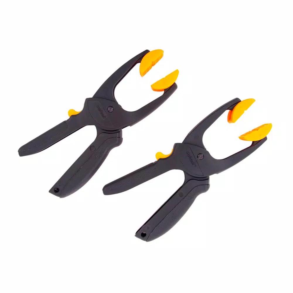 Wolfcraft 12-Piece Hobby Clamp Set - Spring, Ratchet, and Needle-Nose Clamps