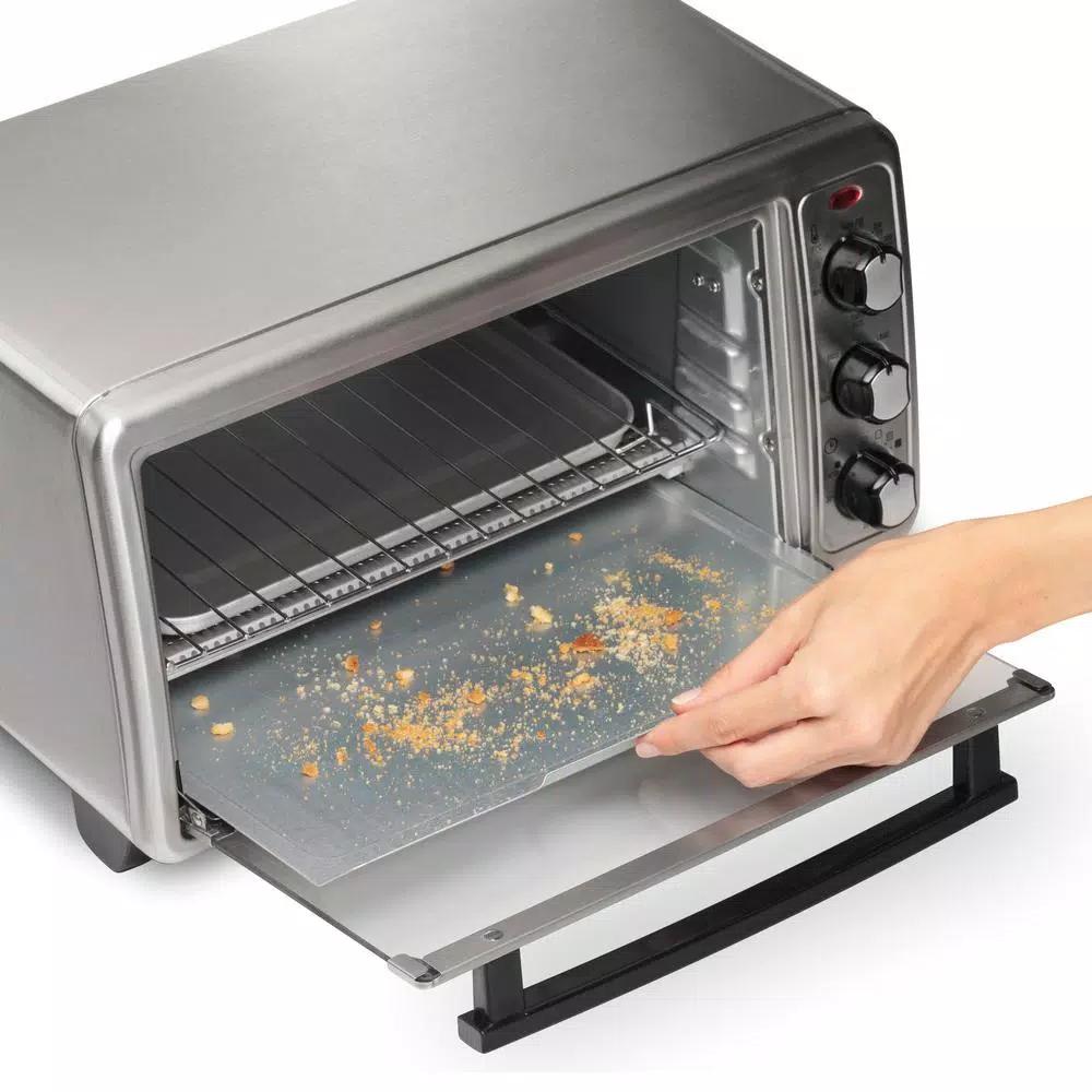 Hamilton Beach Sure-Crisp 1440W 6-Slice Air Fryer Toaster Oven, Stainless Steel